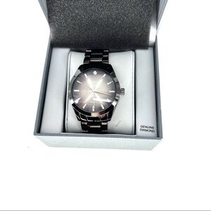 Geoffrey Beene BGA0008GU Men's Genuine Diamond Accent Watch - One Size